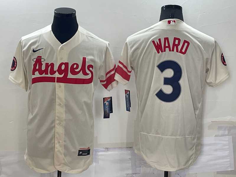 Angels 3 Taylor Ward Cream Nike 2022 City Connect Flexbase Jersey,We sell and wholesale Angels 3 Taylor Ward Cream Nike 2022 City Connect Flexbase Jersey on line form chian!